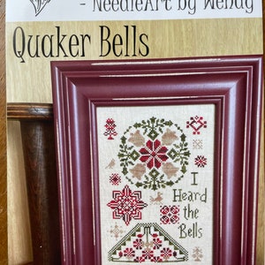 QUAKER BELLS / From the Heart Needleart by Wendy / Sampler / Cross Stitch