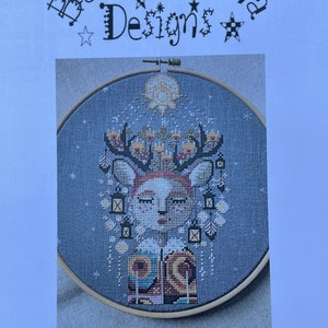 DEER DREAMS / Barbara Ana Designs / stitch chart / counted cross stitch / pattern only