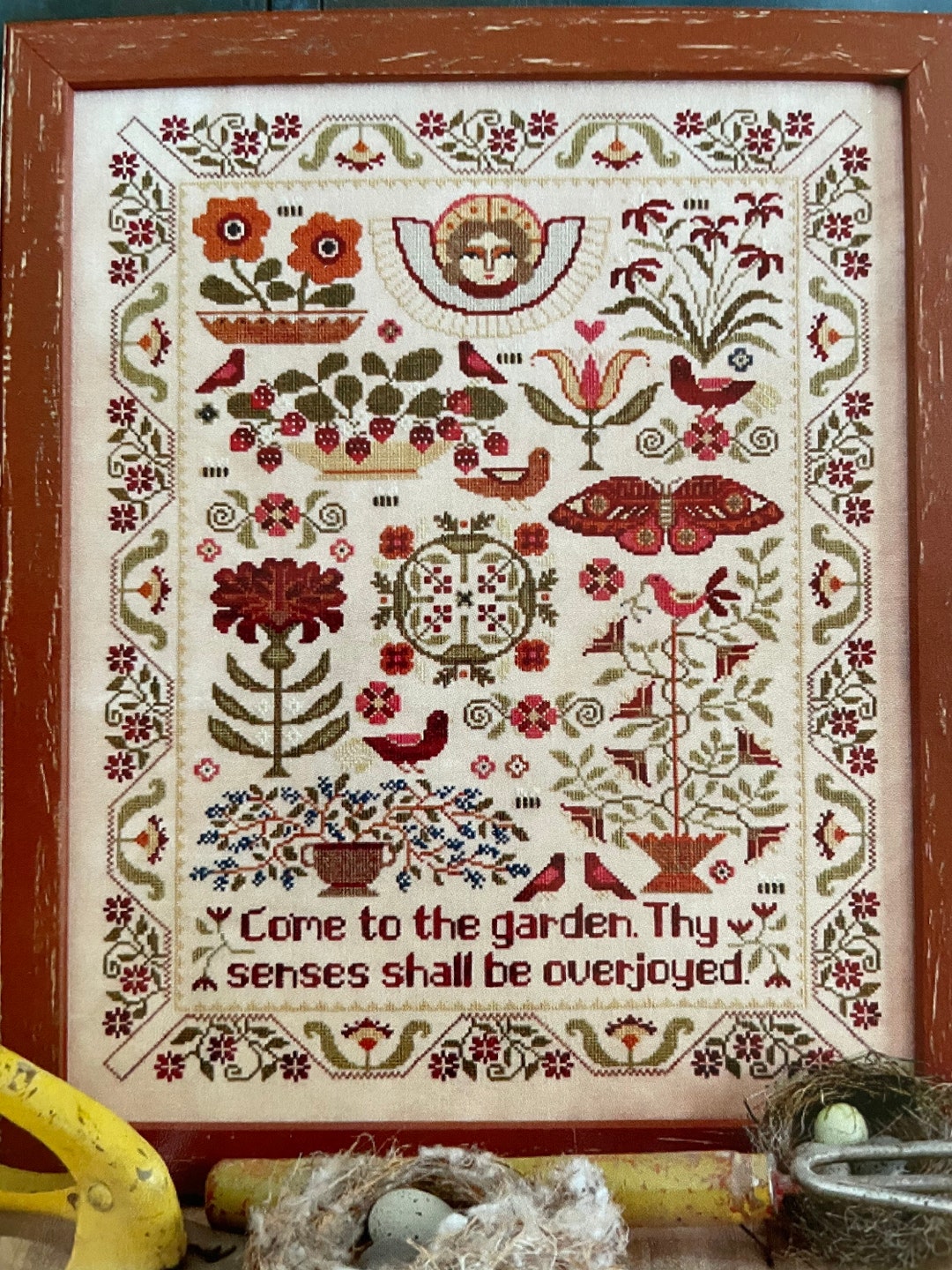 COME to the GARDEN by Teresa Kogut / Cross Stitch Book - Etsy