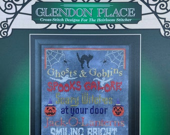 HALLOWEEN WISHES / Glendon Place / Chart and thread Pack options