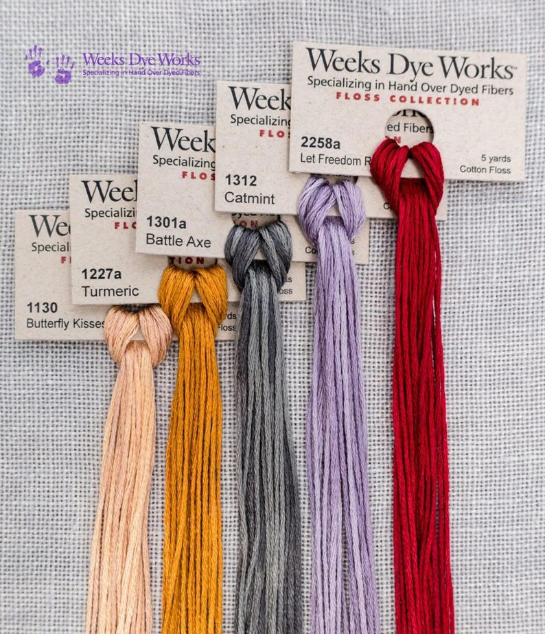 Weeks Dye Works 2026 New Floss Colors - Etsy