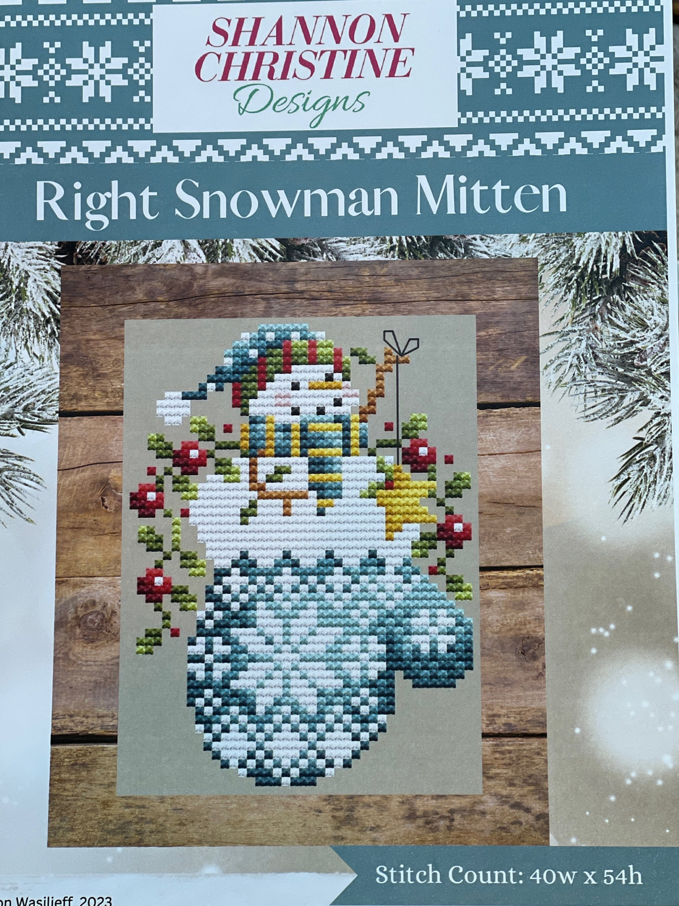 HOLIDAY MITTEN SERIES / Shannon Christine Designs / Cross Stitch Chart ...