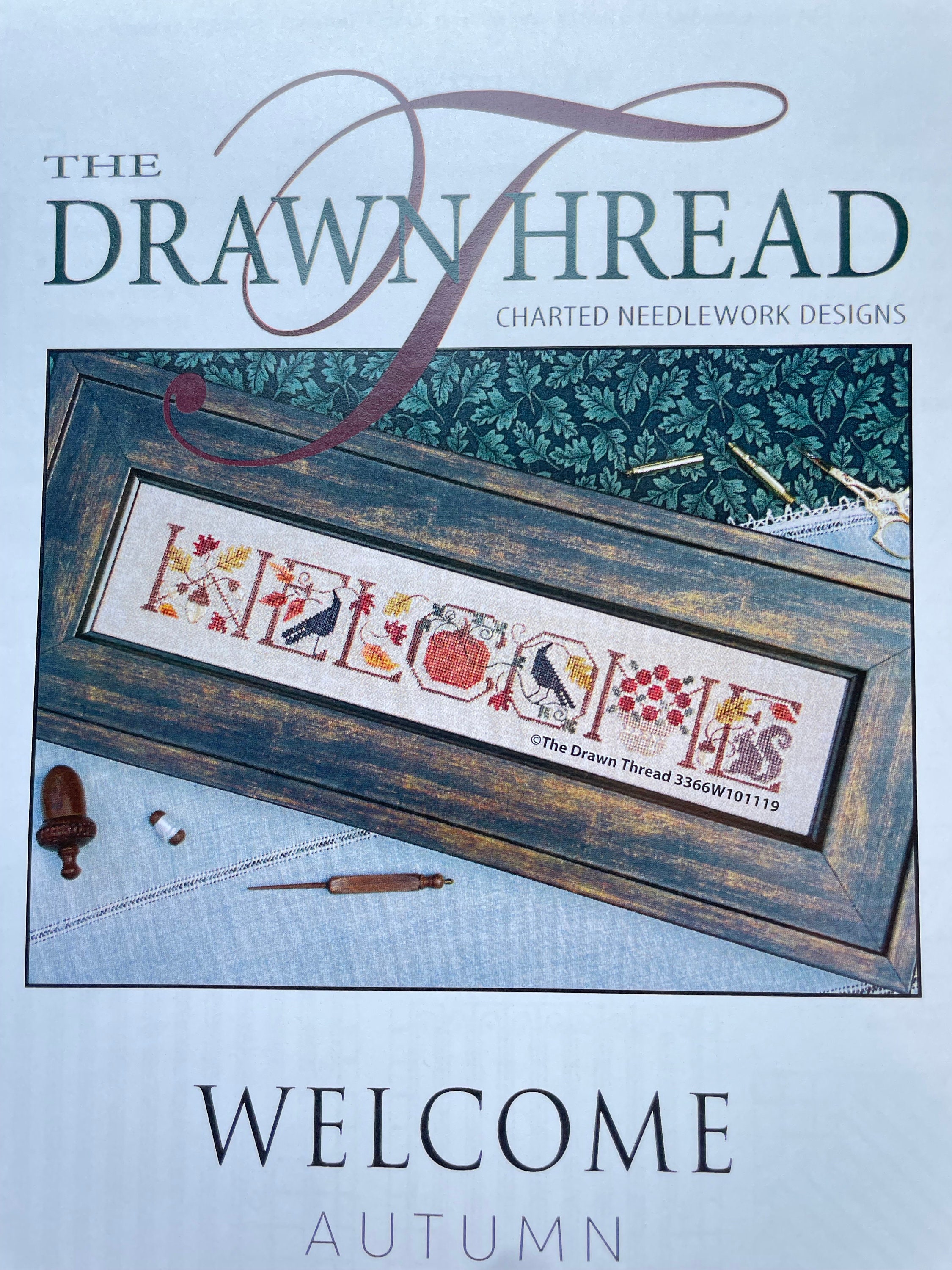 The Drawn Thread/ WELCOME AUTUMN / Cross Stitch Chart / Pattern Only - Etsy