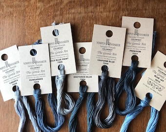 Gentle Art / BLUES / Floss / cross stitch / embroidery / Needlework threads /Cornflower / Freedom