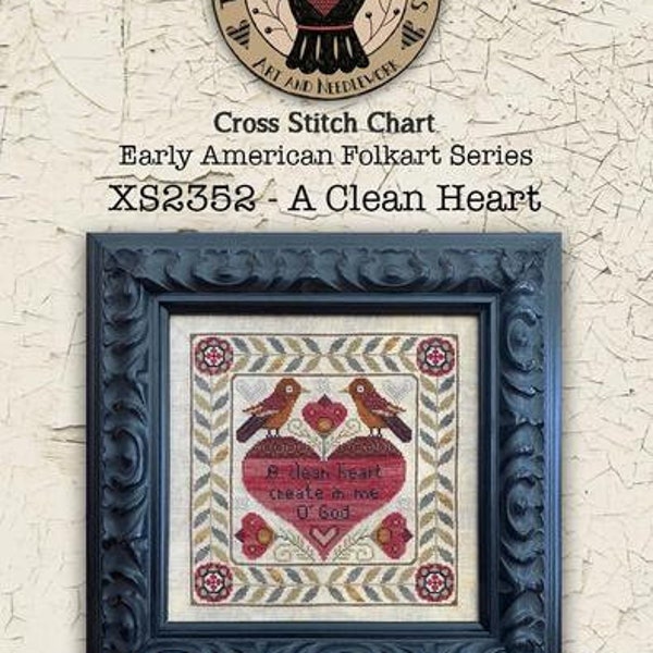 A CLEAN HEART by Teresa Kogut / cross stitch pattern