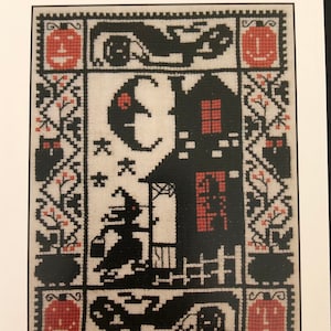 Prairie Schooler / KNOCK KNOCK / cross stitch chart / counted cross stitch
