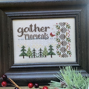 Hands On Design / Gather Moments / Cross Stitch pattern