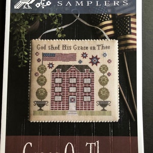 Plum Street Samplers / GRACE on THEE / cross stitch chart / cross stitch pattern / pattern only