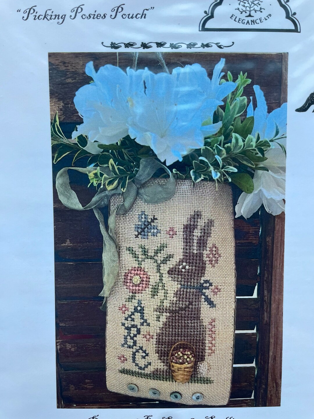 Homespun Elegance / PICKING POSIES POUCH / Cross Stitch Chart Etsy
