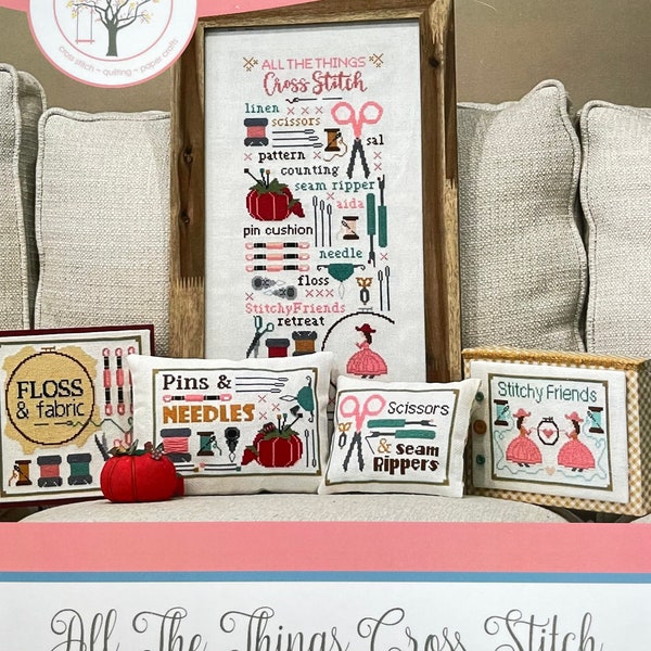 All the THINGS CROSS STITCH by Anabella’s / pattern only