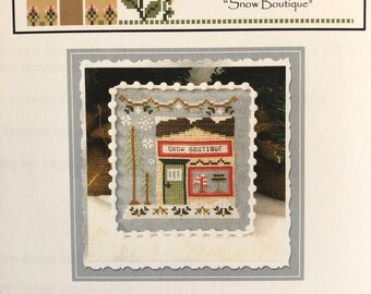 Snow Boutique / SNOW VILLAGE / Country Cottage Needleworks Series / cross stitch chart / pattern only