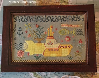 Blackbird Designs/ YELLOW SUBMARINE /cross stitch chart / cross stitch pattern / pattern only
