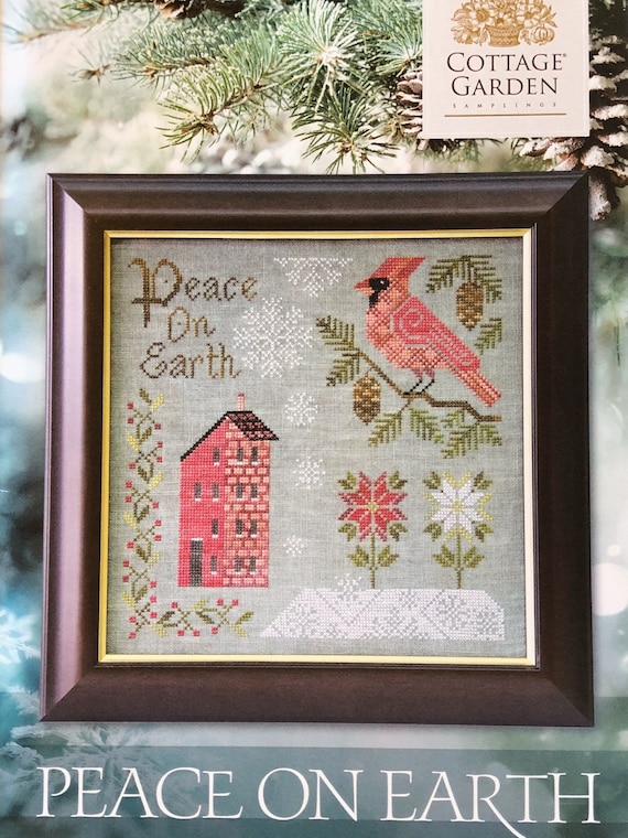 SUMMER BLISS Chart with Linen Cottage Garden NEW Songbird Garden #6
