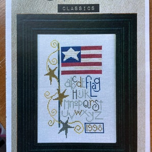Bent Creek Classics / FLAG 1998 / Cross stitch chart / cross stitch pattern / pattern only