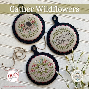 Hands On Design / GATHER WILDFLOWERS / Cross Stitch pattern
