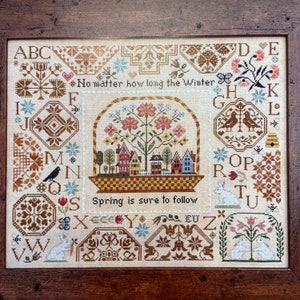 SPRING QUAKER  by Lila&#39;s Studio / cross stitch chart  / pattern only
