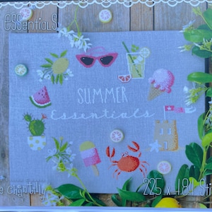 Madame Chantilly / SUMMER ESSENTIALS  / cross stitch chart / counted cross stitch / pattern only