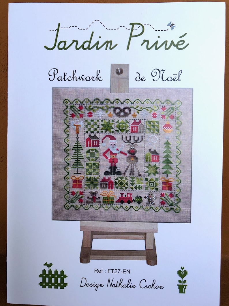 Jardin Prive / Patchwork De Noel / Cross Stitch Chart / - Etsy