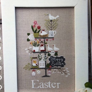 Madame Chantilly / CELEBRATE EASTER / cross stitch chart / counted cross stitch / pattern only