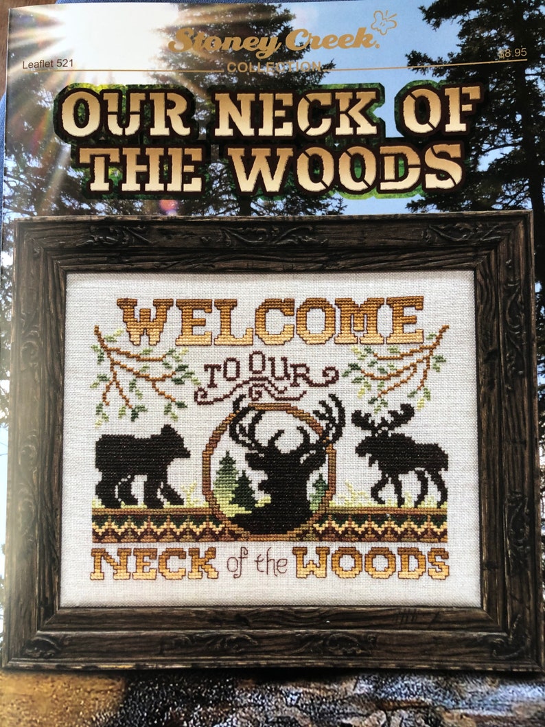 OUR NECK of the WOODS / Stoney Creek / cross stitch chart / pattern only image 2