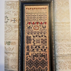 A S Sampler 2 by Lila&#39;s Studio / cross stitch chart  / pattern only