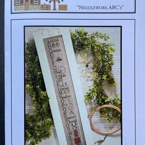 Little House Needleworks/ NEEDLEWORK ABCs. /cross stitch chart / counted cross stitch pattern / pattern only