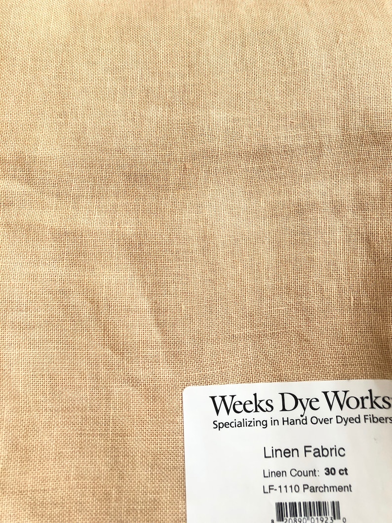 Weeks Dye Works Linen / Parchment / Cross stitch fabric / 30, 32, 36 or 40 ct / ready to ship image 3