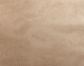 Zweigart Aida Vintage Country Mocha / 14, 16 or 18 ct / Cross stitch fabric  / ready to ship