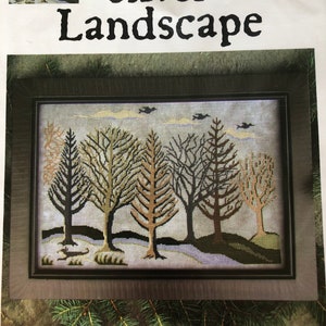 SILVER LANDSCAPE / Carriage House Samplings/ cross stitch chart / pattern only