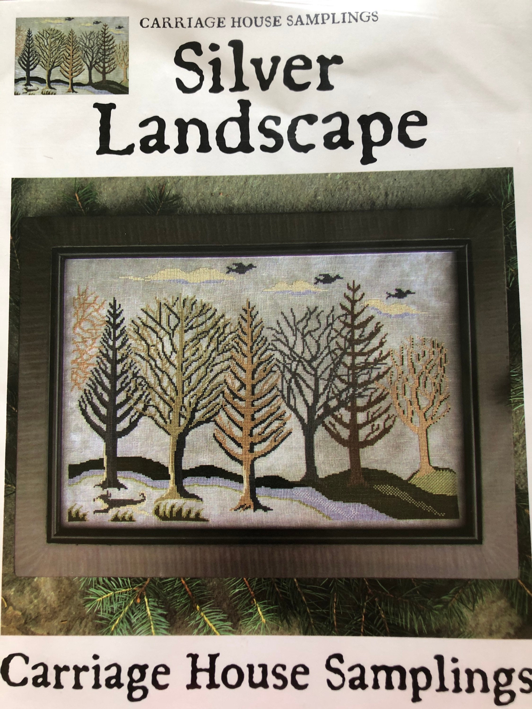 SILVER LANDSCAPE / Carriage House Samplings/ cross stitch chart 