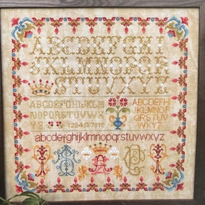 Twin Peak Primitives / ALPHABET SAMPLER / cross stitch pattern only