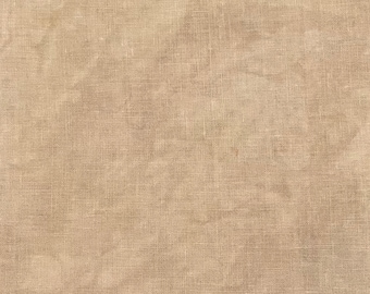 COFFEE STAIN / Cedar River / Cross stitch fabric / 32, 36, 40 or 46 ct linen & 18, 20 ct Aida / ready to ship