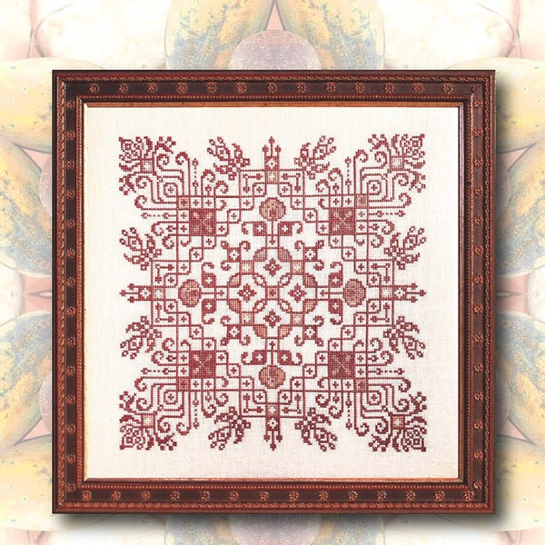 RANGOLI LACE by INk Circles / cross stitch chart / pattern only