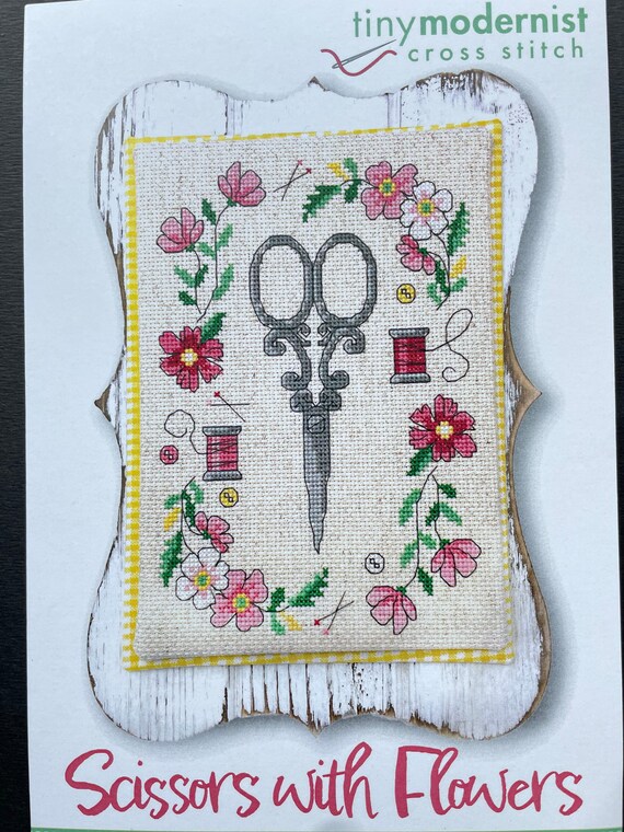 Norteamérica Sastre Moviente TINY Modernista / TIJERAS con FLORES / Patrón de punto de cruz - Etsy España Norteamérica Sastre Moviente TINY Modernista / TIJERAS con FLORES / Patrón de punto de cruz - Etsy España