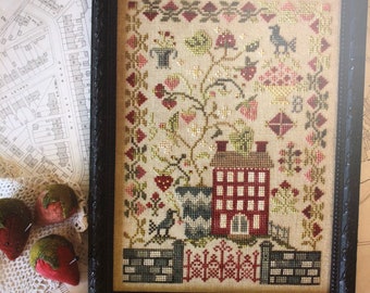 Blackbird Designs/ STRAWBERRY FIELDS Forever /cross stitch chart / cross stitch pattern / pattern only