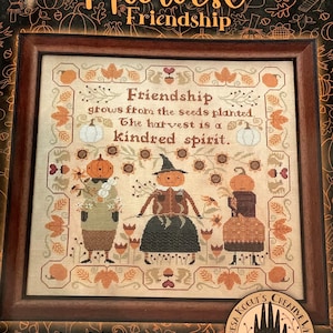 HARVEST FRIENDSHIP by Teresa Kogut / Cross stitch Book / Three designs