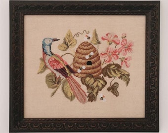 THE VISITOR by The Blackberry Rabbit / cross stitch chart /  pattern only