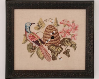 THE VISITOR by The Blackberry Rabbit / cross stitch chart /  pattern only