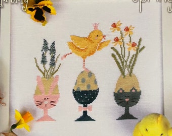 Madame Chantilly / SPRING DANCE / cross stitch chart / counted cross stitch / pattern only