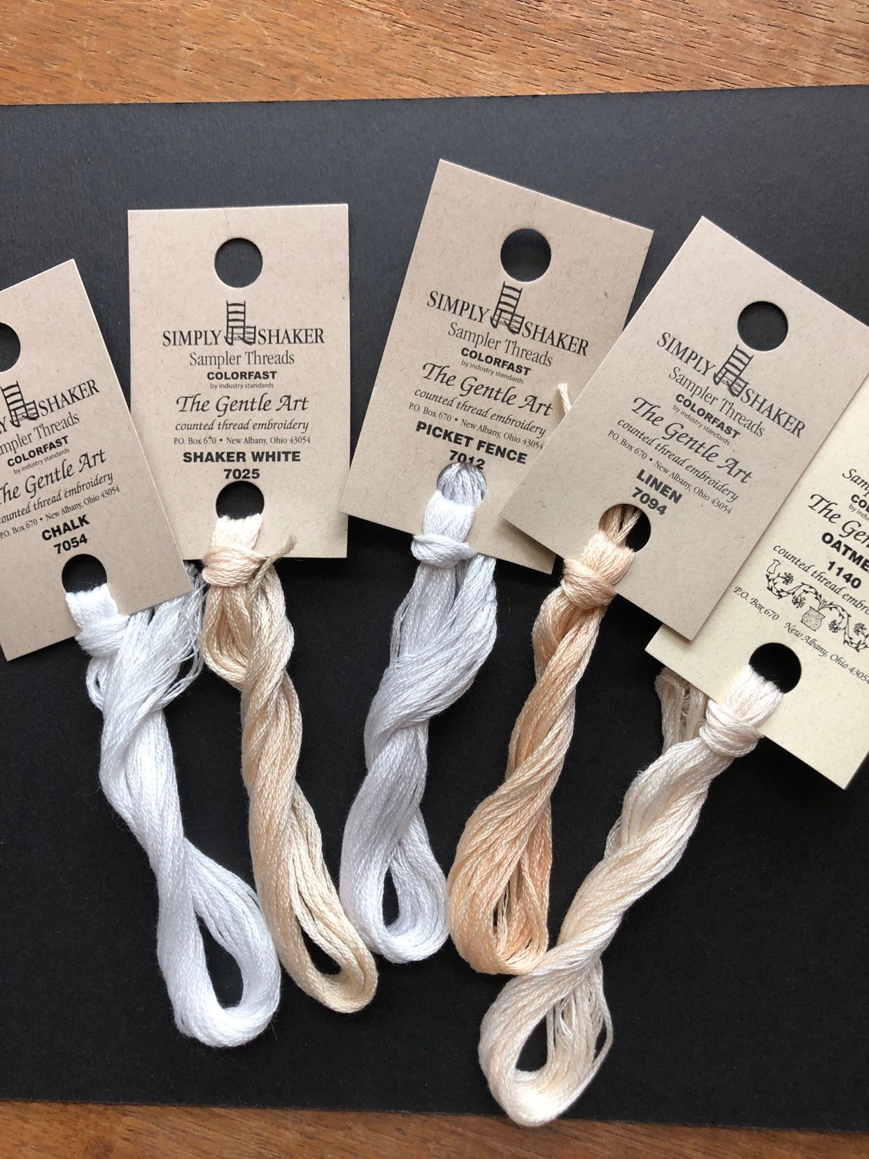 Gentle Art / Whites & Neutrals / Floss / cross stitch / embroidery / Needlework threads