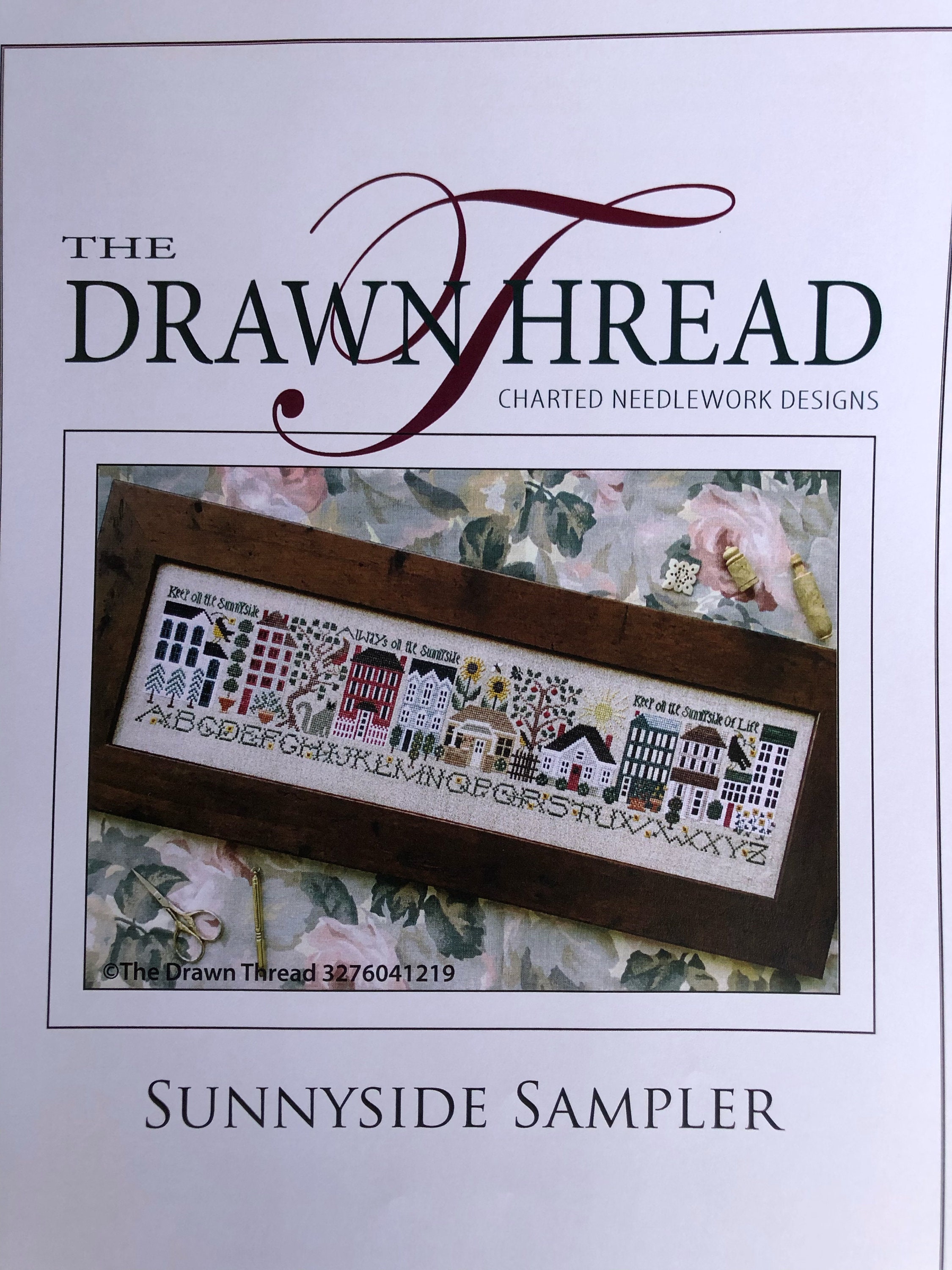 The Drawn Thread/ Sunnyside Sampler/ Cross Stitch Chart / Counted Cross ...