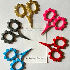 Kelmscott Designs / FLOWER POWER / Scissors / Embroidery / Cross Stitch / A Pair for every Project