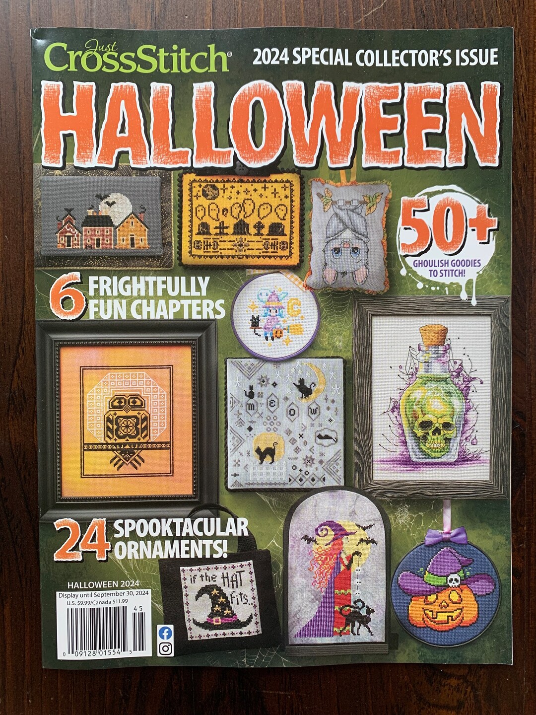 2024 HALLOWEEN Collector's Issue/ Just Crossstitch / Cross Stitch