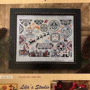 HOLIDAY QUAKER / lila’s Studio/ cross stitch chart / pattern only