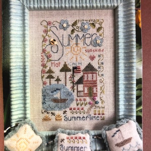 Shepherd’s Bush / SUMMER Notes / Cross stitch Chart / Embellishments pack / Choice