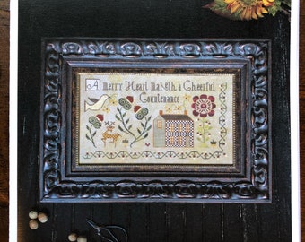 Plum Street Samplers / A Merry Hart /Cross stitch chart / cross stitch pattern / pattern only