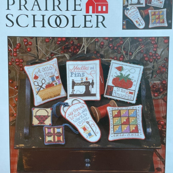 Prairie Schooler Book no 115 / PINS & NEEDLES /cross stitch chart / counted cross stitch