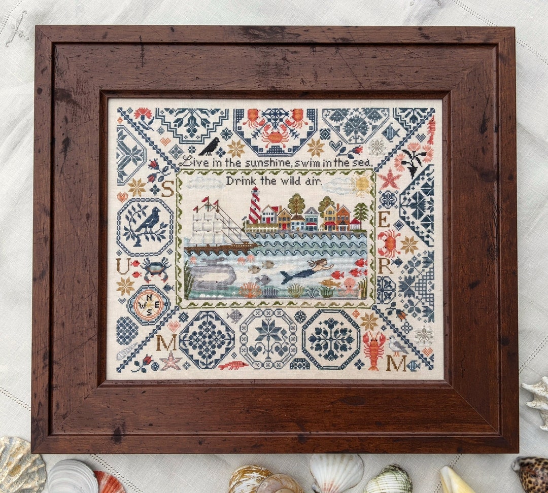SUMMER QUAKER by Lila's Studio / cross stitch chart