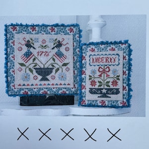ORNAMENT 4th of JULY / Collection Tralala / cross stitch chart /  pattern only