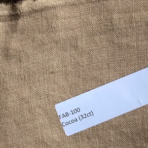 Weeks Dye Works Linen / Cocoa / Cross stitch fabric / 32, 35, 36 or 40 ct / ready to ship